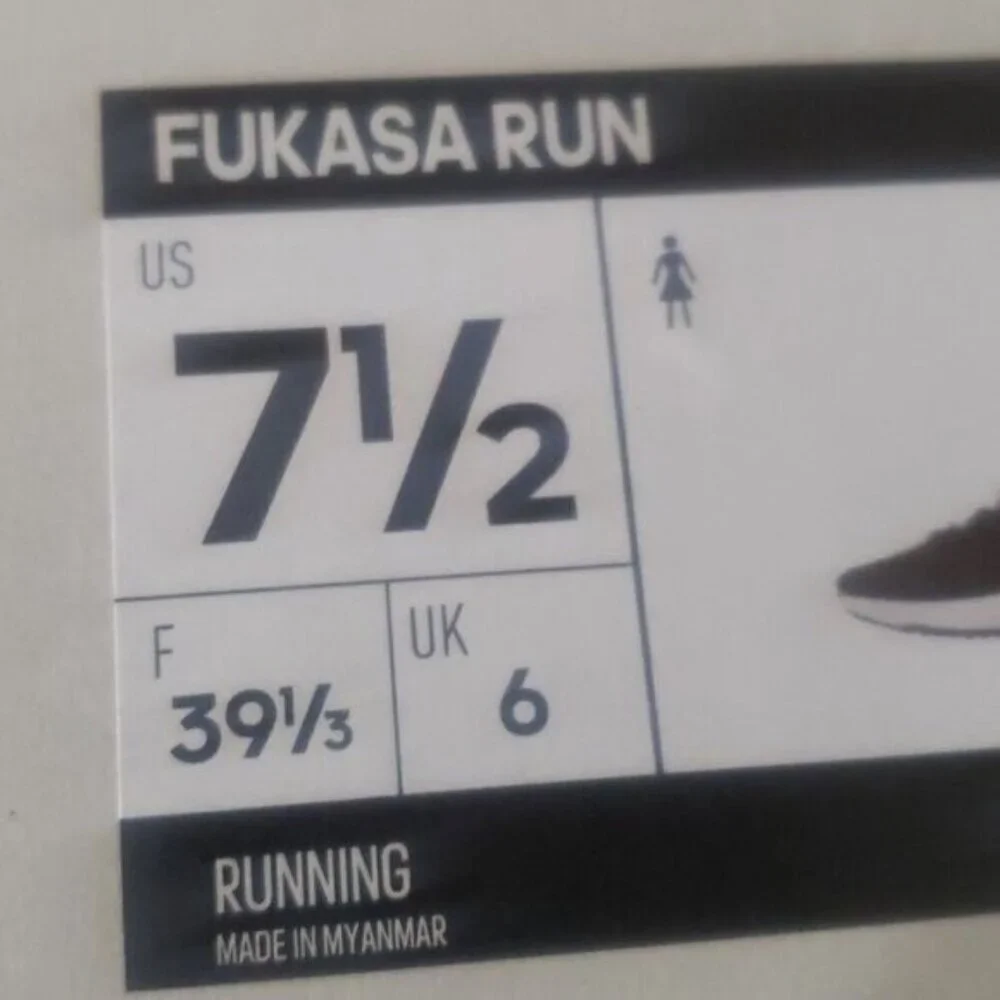 New Adidas Fukasa Run Black White Running Sneakers‎ Gym Workout Athleisure Shoes